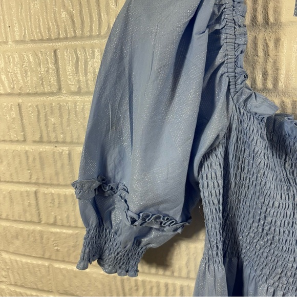 Hill House Nesli Nap Dress - Blue Sparkle Large - Picture 7 of 8